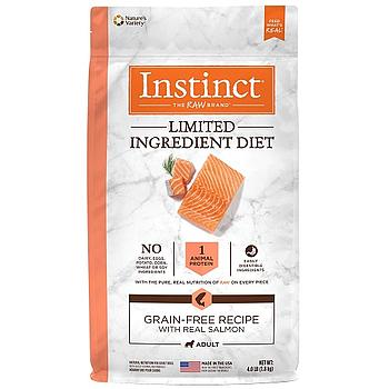 INSTINCT LIMITED INGREDIENT GRAIN-FREE SALMON 20 LBS