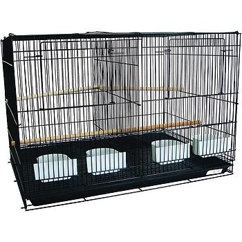 JAULA PARA AVES ALFA RECTANGULAR CON DIVISION