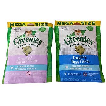 FELINE GREENIES DENTAL TREATS 130 GRS