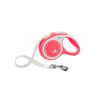 FLEXI CORREA RETRACTIL NEW COMFORT MEDIUM ROJO