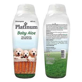 SHAMPOO PLATINUM BABY ALOE 400 ML