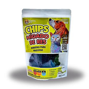 YUMMIE PETS CHIPS DE HIGADO DE RES 50 GRS