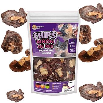 YUMMIE PETS CHIPS DE RIÑON DE RES 50 GRS