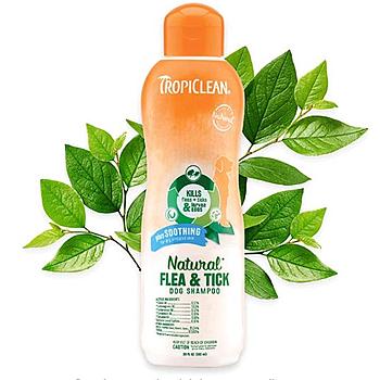 SHAMPOO TROPICLEAN NATURAL FLEA & TICK 592ml