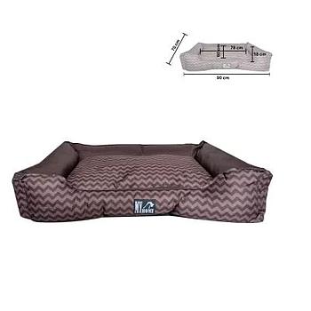 CAMA P/MASCOTA L RESISTENTE AL AGUA 90X70CM CAFE OXFORD