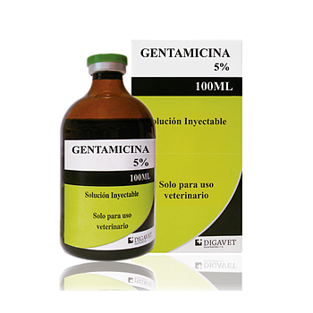 GENTAMICINA 5% DIGAVET 100 ML