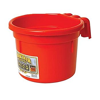 COMEDERO CON GANCHO LITTLE GIANT 8 LITROS ROJO