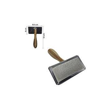 CEPILLO PARA MASCOTA MADERA CON METAL ABU