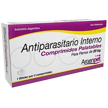 DESPARASITANTE ARGENPET 10 KG 1 TABLETA
