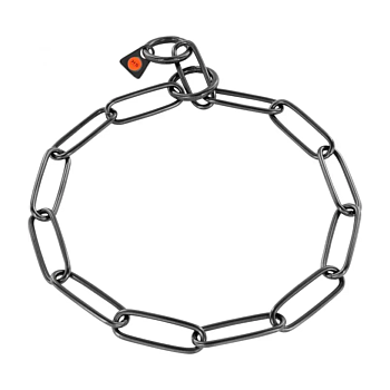 SPRENGER COLLAR DE ACERO NEGRO ESLABON LARGO 3.0 MM X 25"