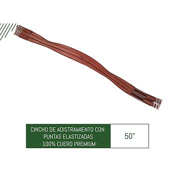 CINCHAS DE ADISTRAMIENTO DE CUERO CON ELASTICO 50"