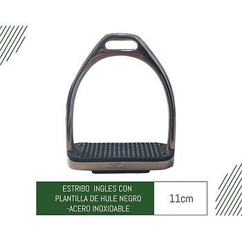 ESTRIBO INGLES PLASTICO CON PLANTILLA DE HULE