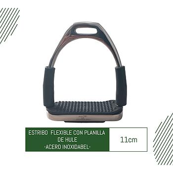 ESTRIBO INGLES FLEXIBLE CON HULE Y PLANTILLA ANTIDERRAPE