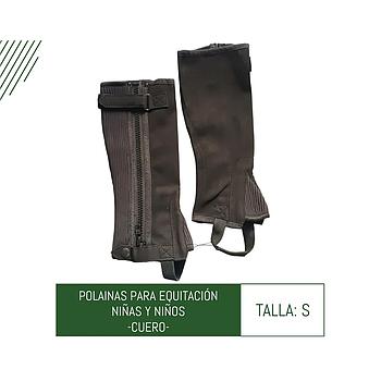 POLAINAS CON ELASTICO PARA EQUITACION PARA NIÑOS PAR