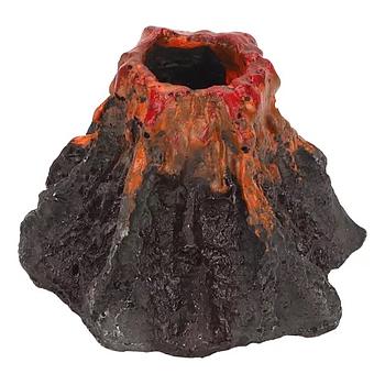 ADORNO PARA PECERA VOLCAN CON BURBUJAS