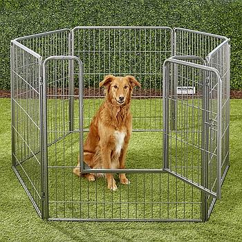 CORRAL PARA MASCOTAS COURTYARD SILVER