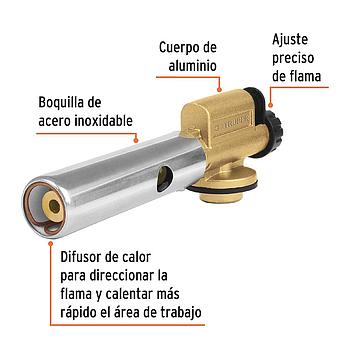 SOPLETE DE LATA ROSCADA