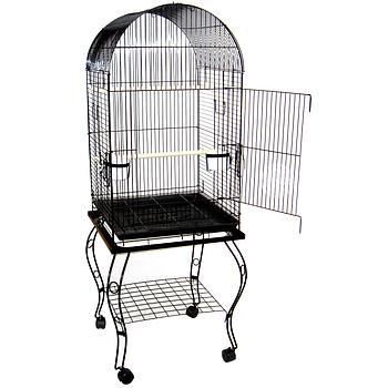 JAULA PARA AVES ALFA TOP PARROT 20"X 20"X35.5" ANTIQUE GOLD