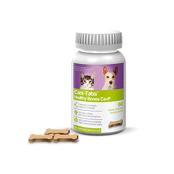 CANI-TABS HEALTHY BONES CA+P 60 TABLETAS