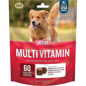 VET IQ MULTI VITAMIN 7.4 ONZ 60 SOFT CHEWS