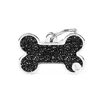 MY FAMILY TAG SHINE XL BONE GLITTER