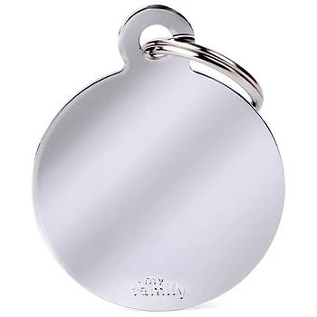 MY FAMILY TAG CHROME ROUND
