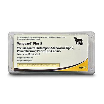 DOCENA DE VACUNAS CUADRUPLE CANINA PLUS 5 ZOETIS