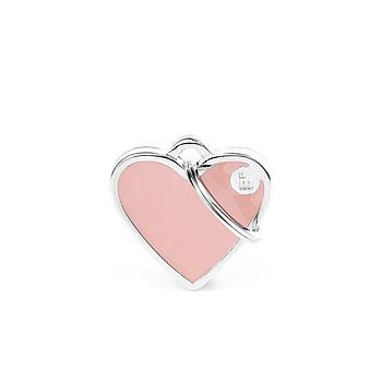 MY FAMILY TAG HEART SMALL HEART PINK