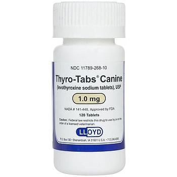 LEVOTIROXINA THYRO TABS 1.0 MG FRASCO DE 120 TABLETAS