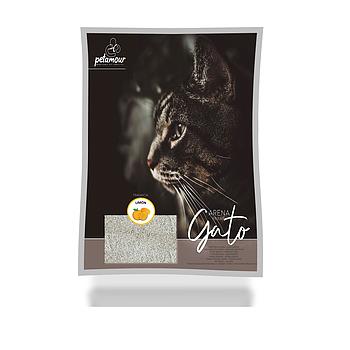 ARENA PARA GATOS PETAMOUR LIMON